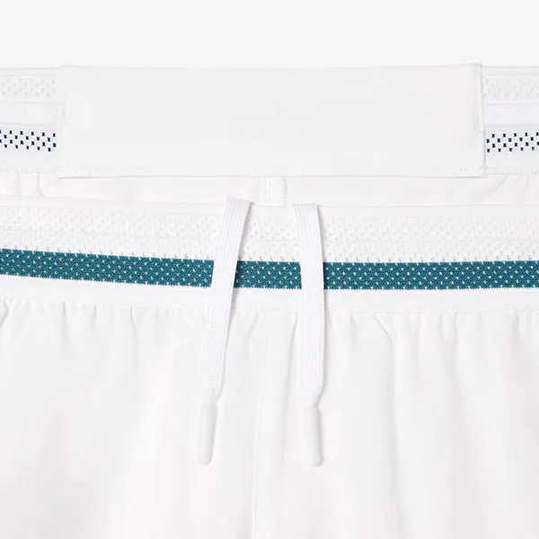 Quần Short Nam Lacoste Men's Tennis Shorts X Novak Djokovic GH7413-001 Màu Trắng Size 3 - Thời trang - Vua Hàng Hiệu