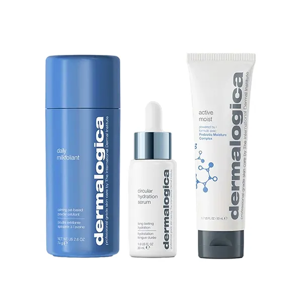 Set Dưỡng Da Làm Mịn Và Dưỡng Ẩm Dermalogica Soothe And Hydrate 3 Món - Mỹ phẩm - Vua Hàng Hiệu