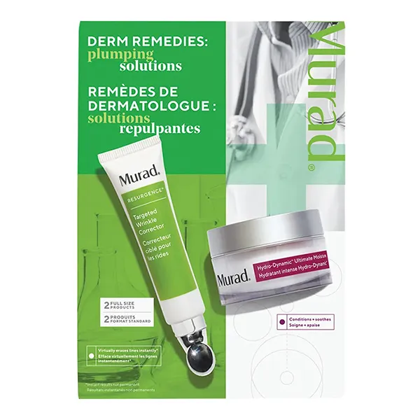 Set Dưỡng Da Murad Derm Remedies Plumping Solutions 2 Món (Tinh Chất Targeted Wrinkle Corrector 15ml + Kem Dưỡng Hydro-Dynamic 50ml) - Mỹ phẩm - Vua Hàng Hiệu