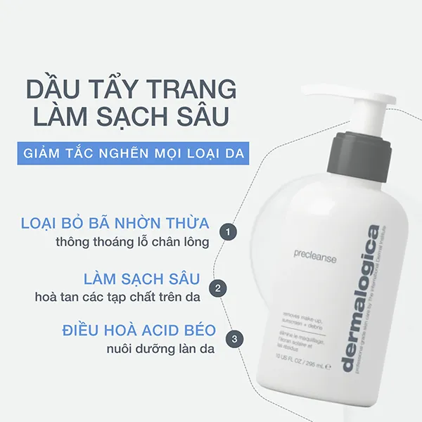 Set Làm Sạch Và Sáng Da Dermalogica Cleanse And Glow Bundle 4 Món - Mỹ phẩm - Vua Hàng Hiệu