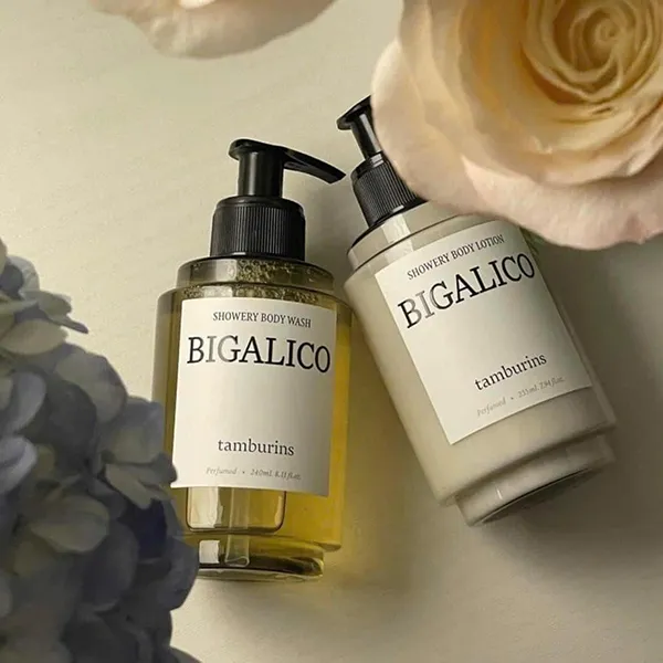 Set Lotion Và Sữa tắm Tamburins Bigalico 2 Món