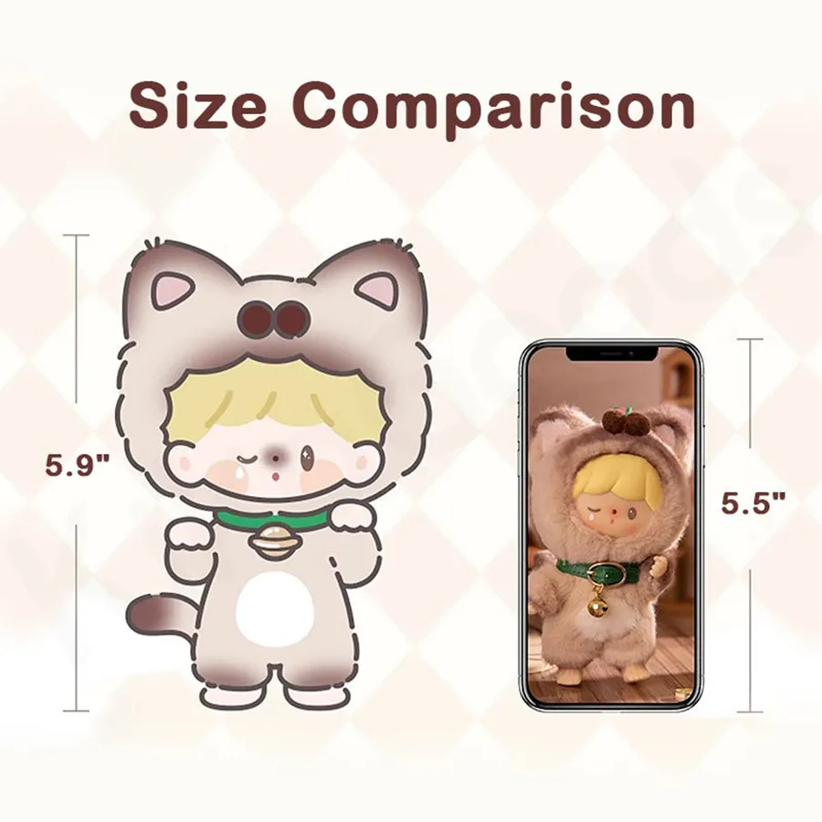 Set Móc Khóa Finding Unicorn Zzoton My Little Cat Series Vinyl Plush Blind Box 6 Mẫu Phối Màu Ngẫu Nhiên - Phụ kiện - Vua Hàng Hiệu
