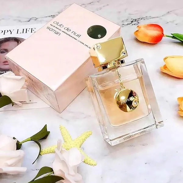 Set Nước Hoa + Khăn Nữ Armaf Club De Nuit Women EDP 105ml Giftset 2 Món