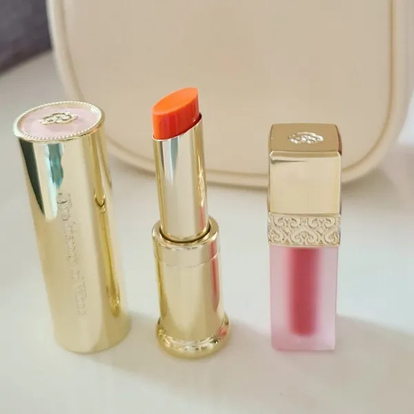 Set Son Dưỡng Whoo Glow Lip Balm Orange Special Set 2 Món (Kèm Túi) - Son Môi - Vua Hàng Hiệu