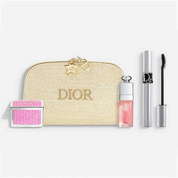 Set Trang Điểm Dior Makeup Christmas The Volume And Glow Ritual Gift Limited Edition 3 Món