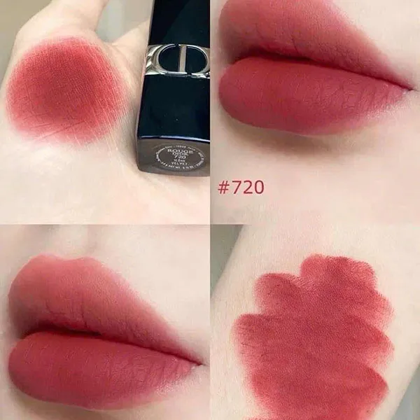 Son Dior Rouge Dior Mini Couture Color Lipstick 720 Icone Mate Finish Màu Đỏ Thuần 1.5g