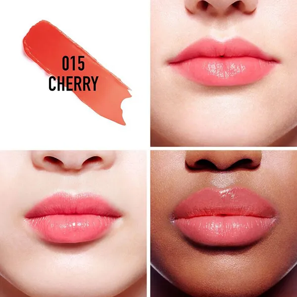 Son Dưỡng Dior Addict Lip Glow 015 Cherry Màu Đỏ Cherry (Box Xanh)