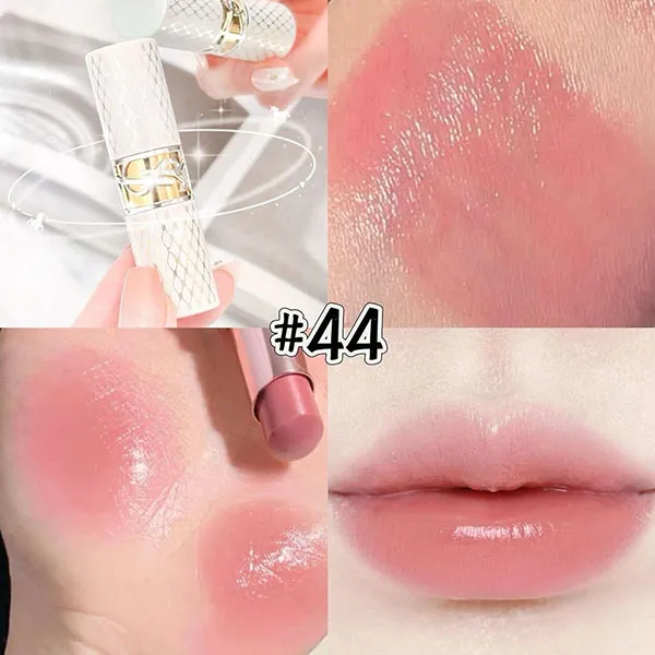 Son Dưỡng Yves Saint Laurent YSL Loveshine Lipstick Holiday Collector 44 Nude Lavalliere Màu Hồng Nude - Son Môi - Vua Hàng Hiệu