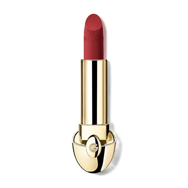 Set Son Và Vỏ Son Guerlain Rouge G Velvet Refill 258 Le Bois De Rose Đỏ Hồng Đất (Vỏ Màu Xanh Lá) - Son Môi - Vua Hàng Hiệu