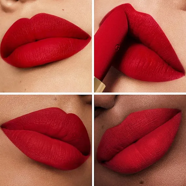 Combo Vỏ + Son Guerlain Rouge G Lipstick Velvet Refill 880 Le Rouge Rubis Màu Đỏ Ruby - Son Môi - Vua Hàng Hiệu