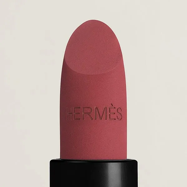 Son Hermès Rouge Matte Lipstick Limited Edition 73 Rouge Nappa Màu Hồng Gỗ