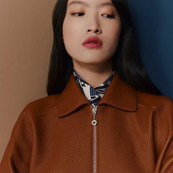 Son Hermès Rouge Matte Lipstick Limited Edition 73 Rouge Nappa Màu Hồng Gỗ