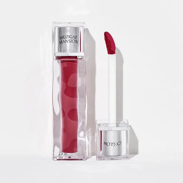 Son Kem Bóng Muzigae Mansion Icy Glow 08 Slay Màu Đỏ Hồng Đất 5.3ml - Son Môi - Vua Hàng Hiệu