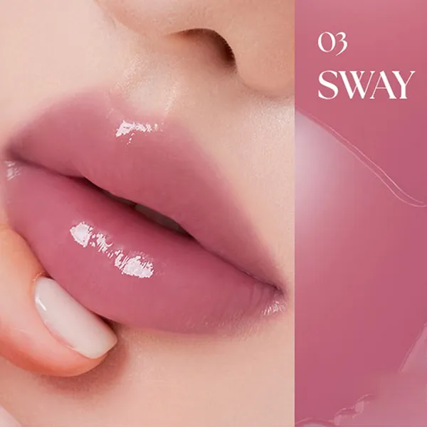 Son Kem Bóng Muzigae Mansion Renewal Icy Glow 03 Sway Màu Hồng Tím