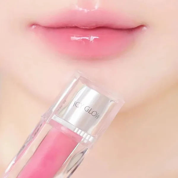 Son Kem Bóng Muzigae Mansion Renewal Icy Glow 02 Bloom Màu Hồng Baby - Son Môi - Vua Hàng Hiệu