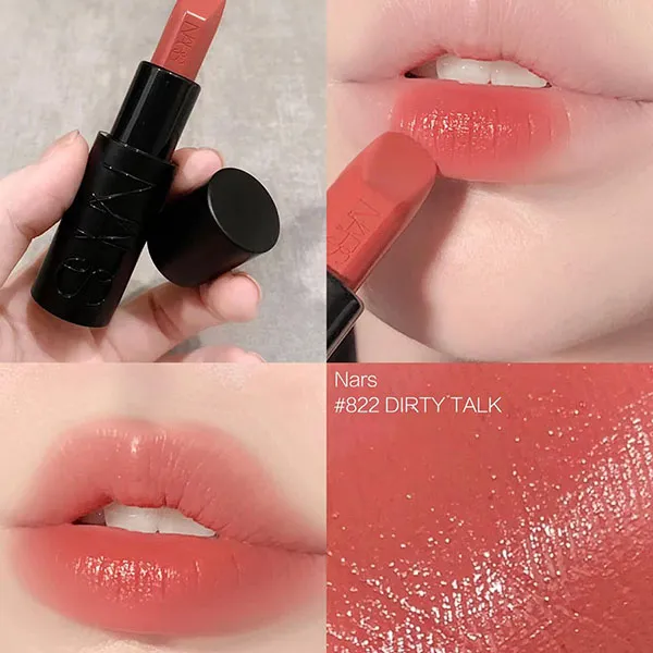 Son Lì Nars Explicit Lipstick 822 Dirty Talk Màu Hồng Rose