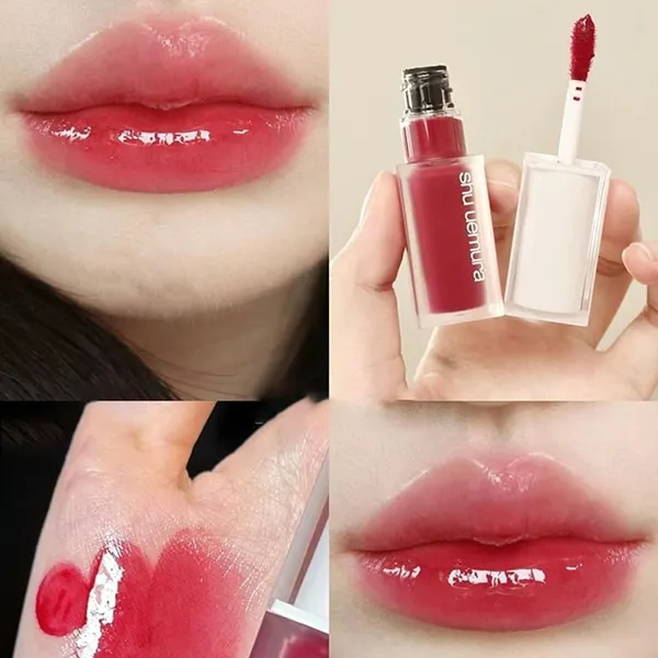Son Shu Uemura Kinu Care Glow Up KG RD 176 Ruby Grape Màu Hồng Dâu