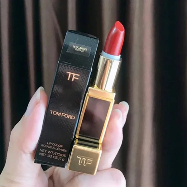 Son Tom Ford Lip Color Lipstick 16 Scarlet Rouge Mini Màu Đỏ Thuần 1g