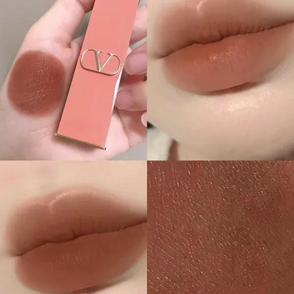 Son Valentino Rosso Nude Edition 77A Nude In Roma Màu Nâu Đất - Son Môi - Vua Hàng Hiệu