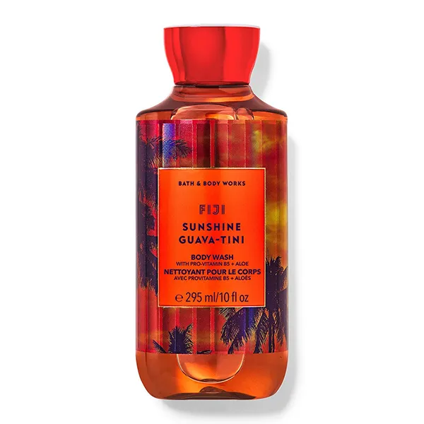Sữa Tắm Bath & Body Works Fiji Sunshine Guava-Tini With Pro-Vitamin B5 + Aloe Body Wash 295ml - Mỹ phẩm - Vua Hàng Hiệu