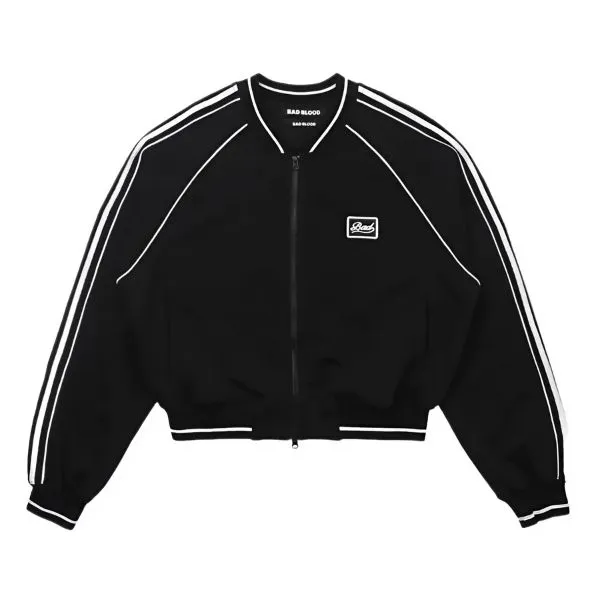 Áo Khoác Badblood Billy Jersey Windbreaker W-JKT24 027 Màu Đen Size S