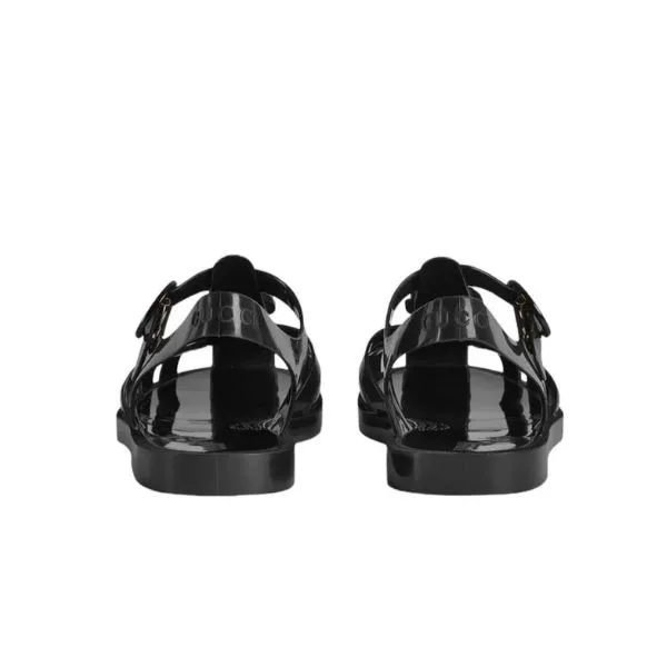 Dép Sandal Nam Gucci Men's Sandal With Double G Màu Đen Size 42 - Dép - Vua Hàng Hiệu