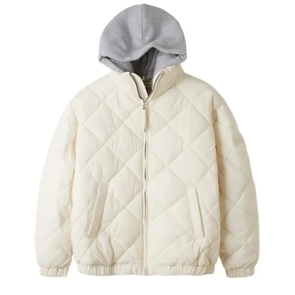 Áo Khoác WHOAU Quilting Jumper WHJJE4911U Màu Trắng Ngà