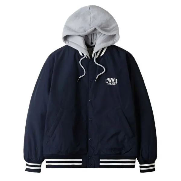 Áo Khoác WHOAU Hood Varsity Jumper WHJJE4T15U Màu Xanh Navy - Thời trang - Vua Hàng Hiệu