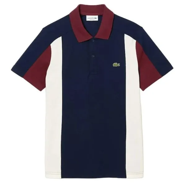 Áo Polo Nam Lacoste Regular Fit Colour-Block Shirt PH1302 - PIG Phối Màu Size 3 - Thời trang - Vua Hàng Hiệu