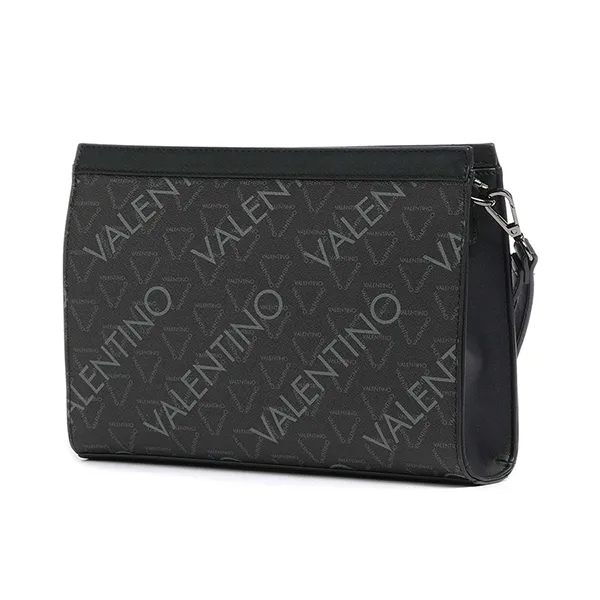 Túi Cầm Tay Nam Valentino Black Zefir Toiletry Bag Màu Đen - Túi xách - Vua Hàng Hiệu
