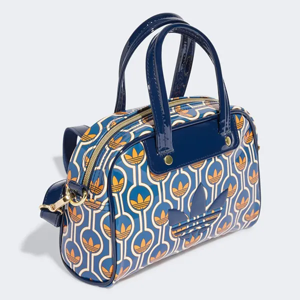 Túi Đeo Chéo Adidas Mini Bowling Bag Whit Monogram Print JM9244 Màu Xanh Blue - Túi xách - Vua Hàng Hiệu