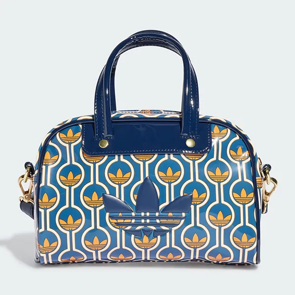Túi Đeo Chéo Adidas Mini Bowling Bag Whit Monogram Print JM9244 Màu Xanh Blue - Túi xách - Vua Hàng Hiệu