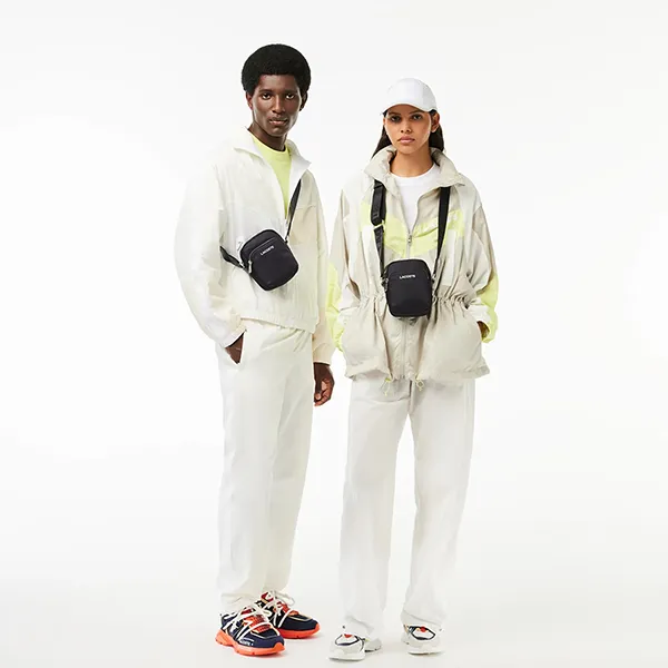 Túi Đeo Chéo Lacoste Unisex Active Crossbody Bag NU4350 Màu Đen - Túi xách - Vua Hàng Hiệu