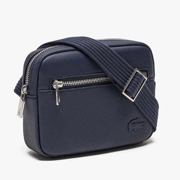 Túi Đeo Chéo Nam Lacoste Classic NH4588HC 021 Bag Màu Xanh Navy L