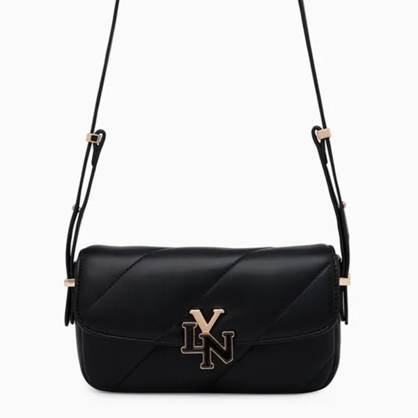 Túi Đeo Chéo Nữ Lyn Amelia Crossbody Bag Black LL24FBF327 Màu Đen
