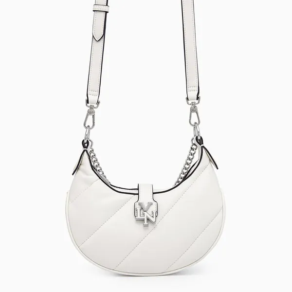Túi Đeo Chéo Nữ Lyn Amelia Mini Crossbody Bag White LL24FBF328 Màu Trắng