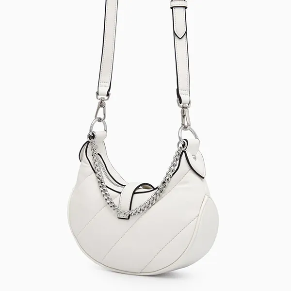Túi Đeo Chéo Nữ Lyn Amelia Mini Crossbody Bag White LL24FBF328 Màu Trắng