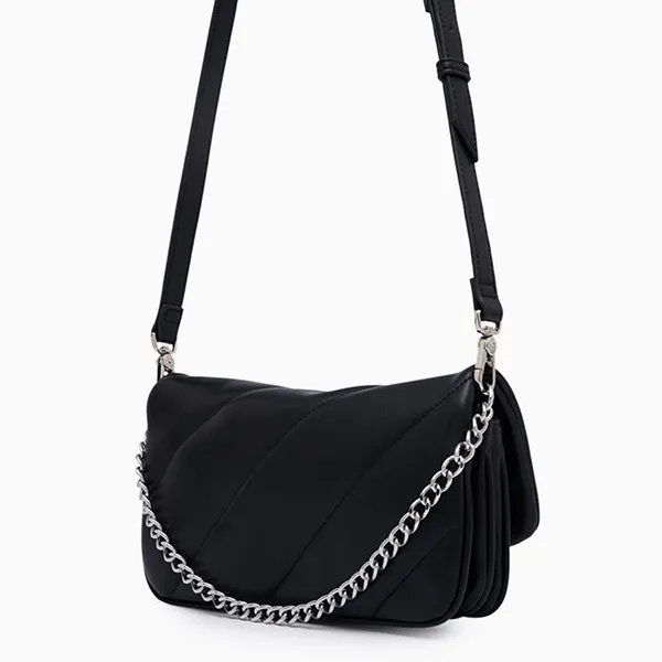 Túi Đeo Chéo Nữ Lyn Amelia S Crossbody Bag Black LL24FBF326 Màu Đen - Túi xách - Vua Hàng Hiệu