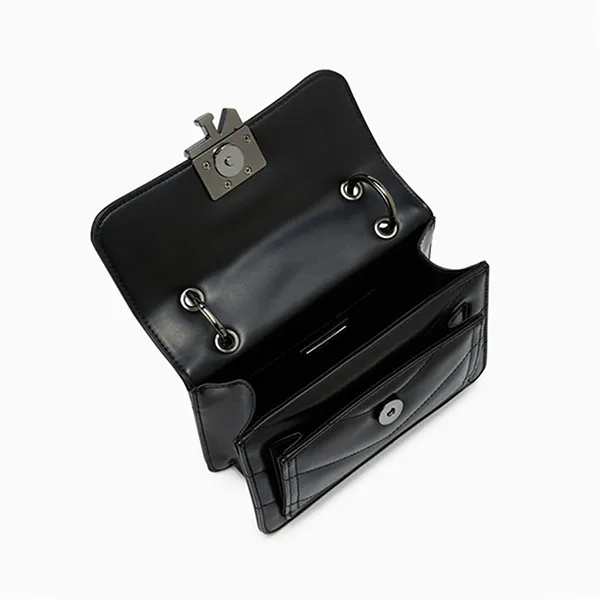 Túi Đeo Chéo Nữ Lyn Lucy Crossbody Bag LL24FBF331 Black Màu Đen
