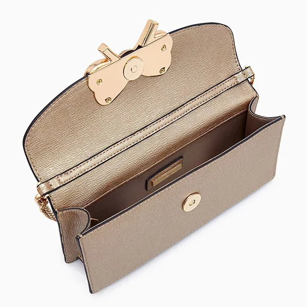 Túi Đeo Chéo Nữ Lyn Minnie Clutch S LL24FBF215 Màu Be