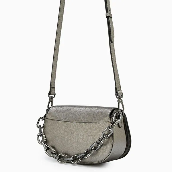 Túi Đeo Chéo Nữ Lyn Minnie M Clutch LL24FBF212 Màu Xám
