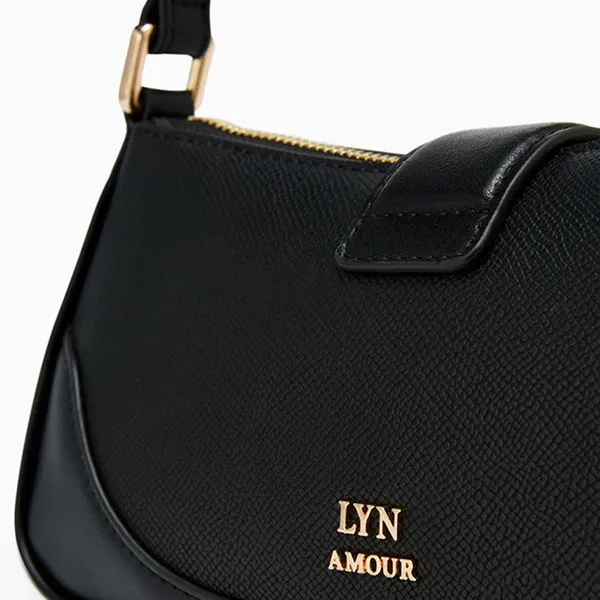 Túi Đeo Chéo Nữ Lyn Monro Mini Shoulder Bag LL24FBF370 Black Màu Đen