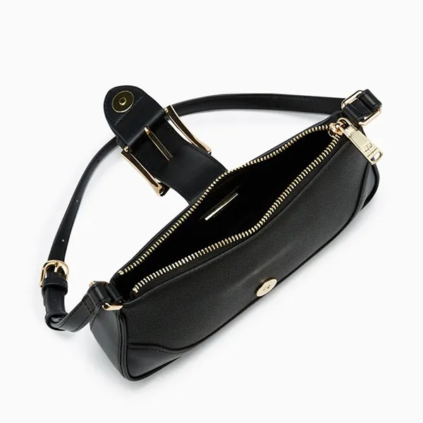 Túi Đeo Chéo Nữ Lyn Monro Mini Shoulder Bag LL24FBF370 Black Màu Đen