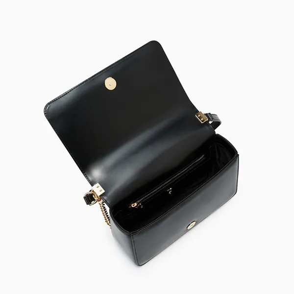 Túi Đeo Chéo Nữ Lyn Moon Party Infinite M Crossbody Bag Black LL24WBF394 Màu Đen