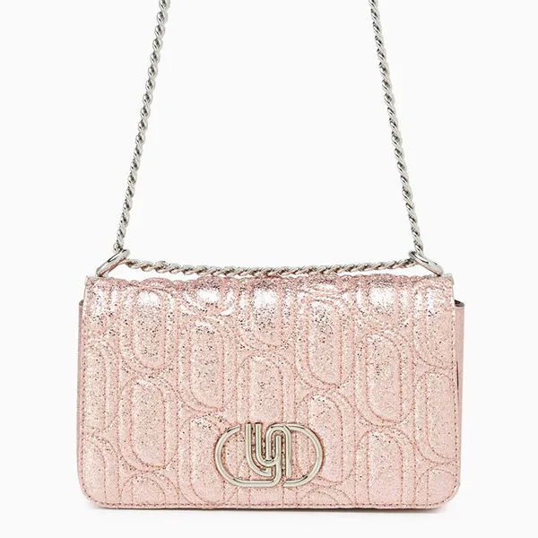 Túi Đeo Chéo Nữ Lyn Moon Party Infinite M Crossbody Bag Glitter Pink LL24WBF395 Màu Hồng