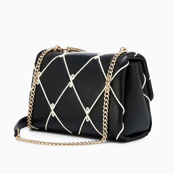 Túi Đeo Chéo Nữ Lyn Serena II Crossbody Bag Black LL24FBF230 Màu Đen