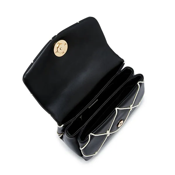 Túi Đeo Chéo Nữ Lyn Serena II Crossbody Bag Black LL24FBF230 Màu Đen