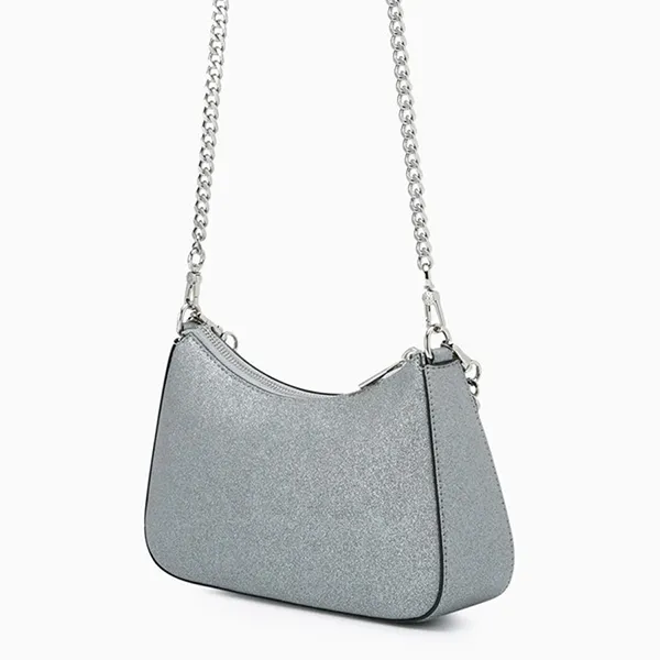 Túi Đeo Chéo Nữ Lyn Tricia Granite S Shoulder Bag Silver LL24FBS181 Màu Bạc