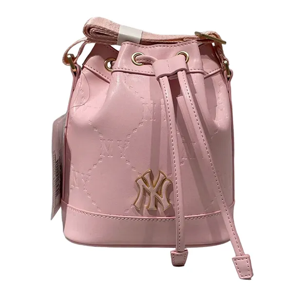 Túi Đeo Chéo Nữ MLB NY Monogram 7ACRMD65N Màu Hồng