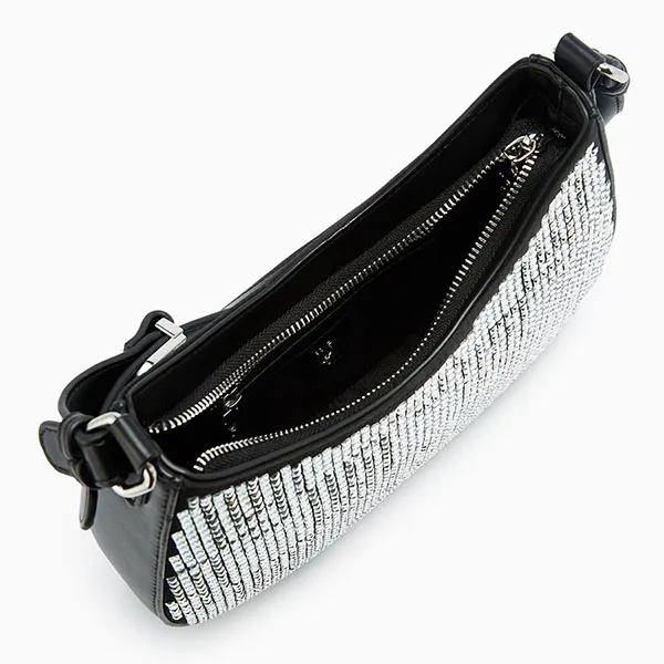 Túi Đeo Vai Nữ Lyn Galaxia Infinite 2 Shoulder Bag LL24MBF414 Màu Đen